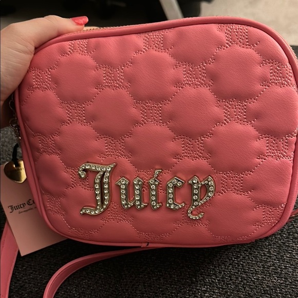 Juicy Couture Taking the always Camera Crossbody Bag Pink Lemonade - Picture 5 of 16